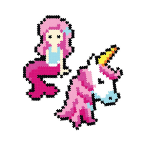 Fat Brain Toys Puzzelki Puzzle  Pixelki Jixelz | Bajkowi Przyjaciele 700 elementów