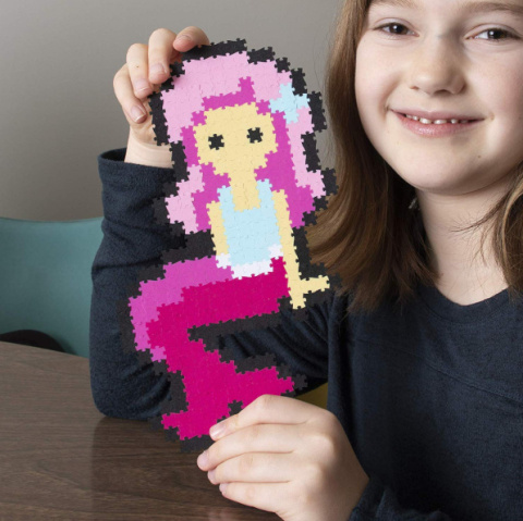 Fat Brain Toys Puzzelki Puzzle  Pixelki Jixelz | Bajkowi Przyjaciele 700 elementów