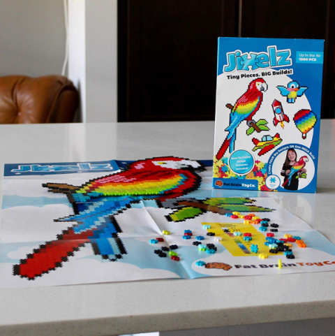 Fat Brain Toys Puzzelki Pixelki Puzzle  Jixelz | W Powietrzu 1500 elementów.