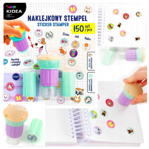 KIDEA Naklejkowy stempel