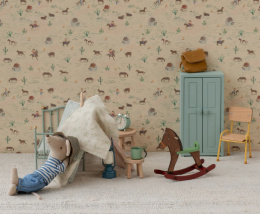 Maileg Konik na biegunach akcesoria dla myszek | Ciemny brąz