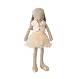 Maileg - Króliczek Classic - Kostium baletowy i spódnica w kolorze kremowym | rozmiar 3