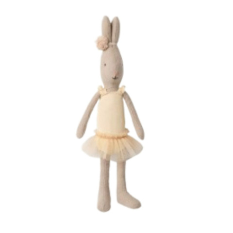 Maileg Królik Classic - Kostium baletowy i spódnica kremowe | rozmiar 1