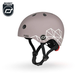 SCOOTANDRIDE Kask XXS-S dla dzieci 1-5 lat | Brown Lines