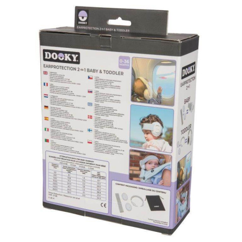 Dooky Słuchawki ochronne 2w1 Baby&Toddler