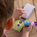 Melissa & Doug MINI Książeczka STICKER WOW z naklejkami zapasowymi 200szt | fioletowy