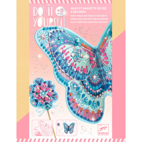 DJECO Zrób to sam - Skrzydła wróżki z różdżką