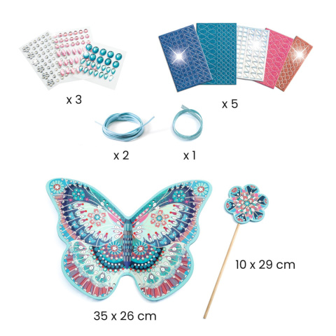 DJECO Zrób to sam - Skrzydła wróżki z różdżką