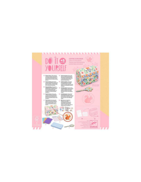 DJECO Zrób to sam - Szkatułka z kluczykiem