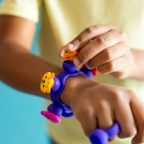 Fat Brain Toys Biżuteria Plip Charms | Fioletowy