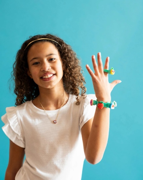 Fat Brain Toys Biżuteria Plip Charms | Turkusowy