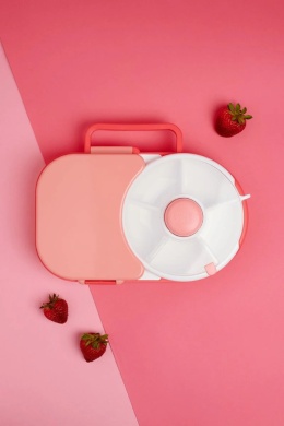 GOBE 2in1 LUNCHBOX & SNACK SPINNER | Watermelon Pink