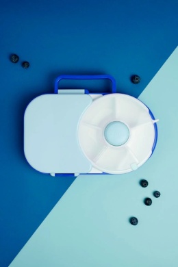 GOBE 2in1 LUNCHBOX & SNACK SPINNER | Blueberry blue