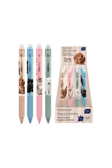 Interdruk Długopis ścieralny auto z grip. Puppy Sign 1 szt