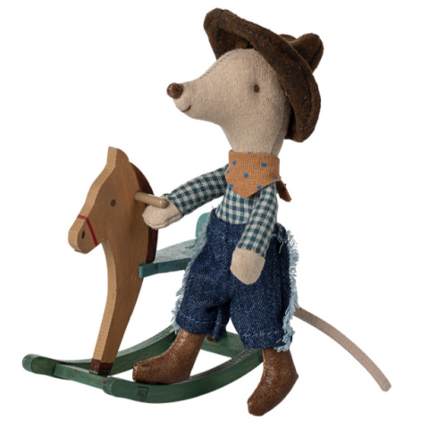 Maileg Kowboj na koniku bujanym | Mały brat