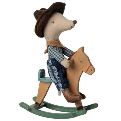 Maileg Kowboj na koniku bujanym | Mały brat