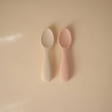 Mushie Łyżeczki Startowe – 2-pack|Blush/Shifiting Sand