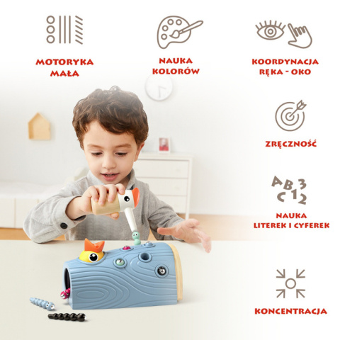 Topbright Gra zręcznościowa | Nakarm Ptaszka Złap Robaczka