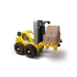 ART CRAFT Dwa zestawy piasku kinetycznego - z pojazdami budowy + Twórz, buduj, rozbieraj