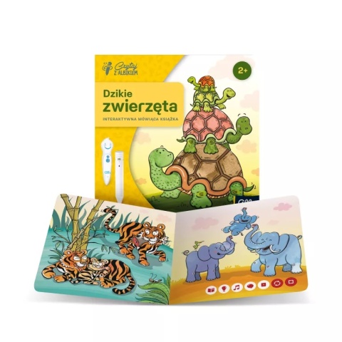 Albik Mini książka Dzikie zwierzęta 2+
