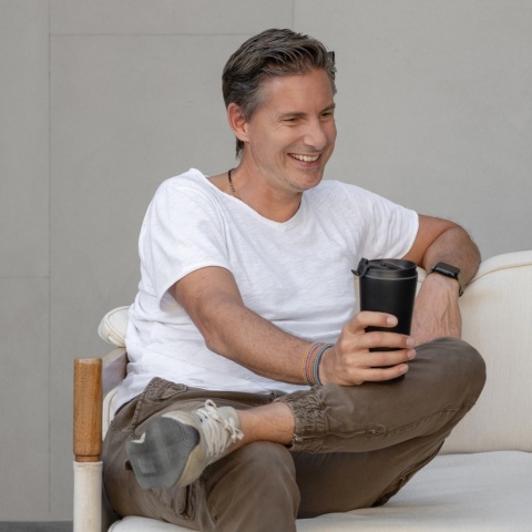 Citron Kubek Termiczny "Leak Proof" 420 ml | Black