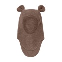 HUTTELiHUT Czapka Kominiarka Wełna Merino TEDDY | Brown Melange