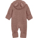 Huttelihut Kombinezon z wełny merino z uszkami - Burlwood
