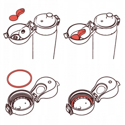 ION8 Zestaw wymiennych uszczelek I8RLS8