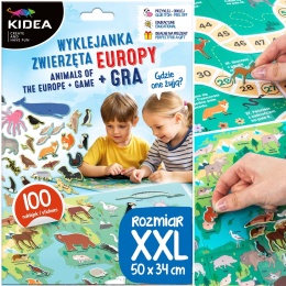 Kidea Wyklejanka gra - Gdzie oni żyją? | Zwierzęta Europy
