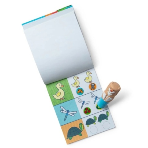 Melissa & Doug Książeczka z naklejkami i stempel Sticker Wow Króliczek