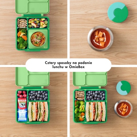 OMIE Omiebox lunchbox z termosem | Apple Green