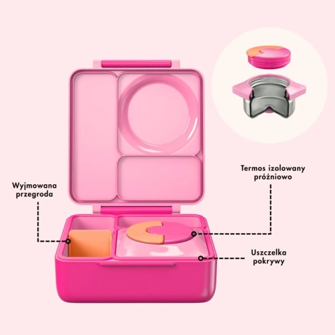 OMIE Omiebox lunchbox z termosem | Pixie Pink
