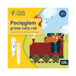 Albi Mini książka Pociągiem przez cały rok 2+