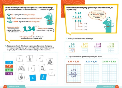 Ułamki. Klasy 4-5 Książeczka z zadaniami