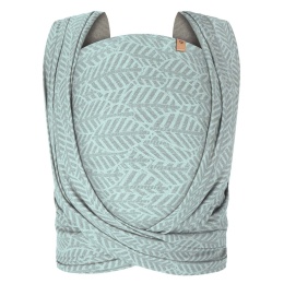 ZAFFIRO Chusta wiązana tkana do noszenia dzieci - mint leaves