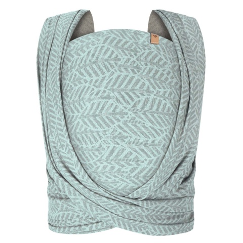 ZAFFIRO Chusta wiązana tkana do noszenia dzieci - mint leaves