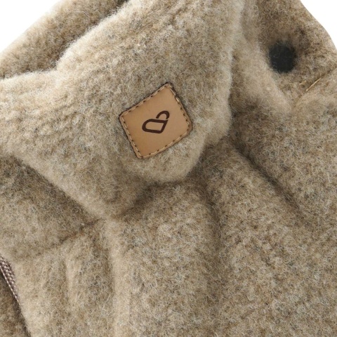 ZAFFIRO Mufki dwuczęściowe do wózka WEŁNA Premium Sierra | brown