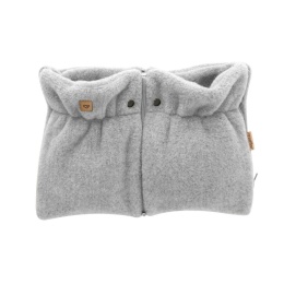 ZAFFIRO Mufki dwuczęściowe do wózka WEŁNA Premium Sierra | grey