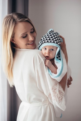 ZAFFIRO Okrycie kąpielowe 80×80 cm nature velvet | szary