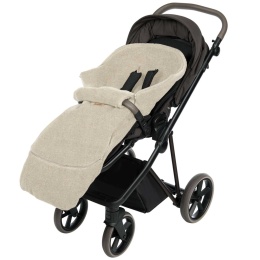 ZAFFIRO Regulowany śpiworek maxi 0-36 miesięcy WEŁNA Premium | beige