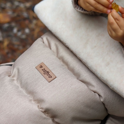 ZAFFIRO Śpiworek iGrow 0-36m wełna | Nordico beige