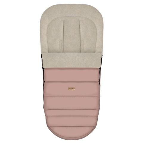 ZAFFIRO Śpiworek iGrow 0-36m wełna premium | Aspen baby pink