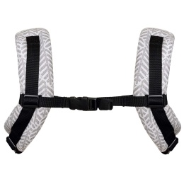 ZAFFIRO nosidełko CITY - grey leaves