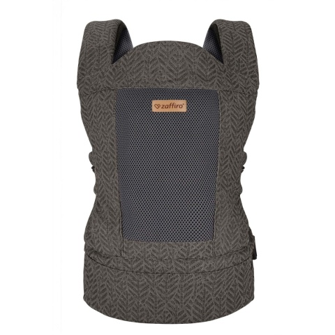 Zaffiro Nosidełko CITY AIR - graphite anthracite leaves