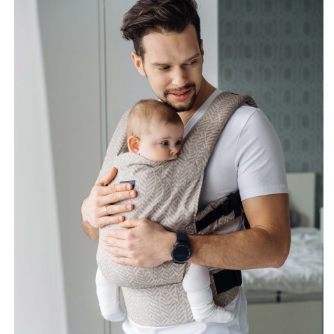 Zaffiro Nosidełko CITY - beige leaves