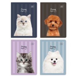 Zeszyt 1szt A5/16 kartki Trzy linie | Puppy Sign