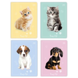 Zeszyt 1szt A5/32 kartki kratka | UV Puppy Sign