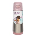 b.box Bidon Butelka termiczna z ustnikiem sportowym 500 ml | Blush Crush
