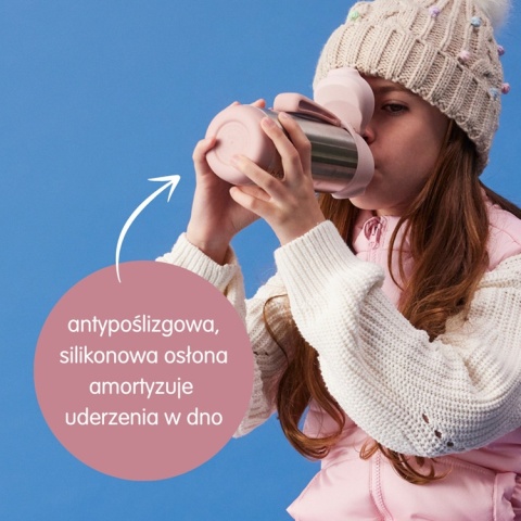 b.box Bidon Butelka termiczna z ustnikiem sportowym 500 ml | Blush Crush