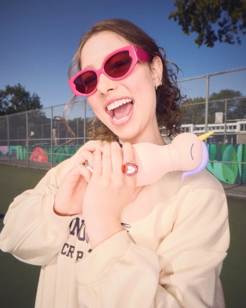 Asobu Butelka termiczna ze słomką Bestie | jednorożec 460 ml